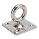 thumbnail image 2 of Suspended Ceiling Wall Mount U Shaped Hooks Heavy Duty Hammock Hook Metal Base for Swing, 2 of 4