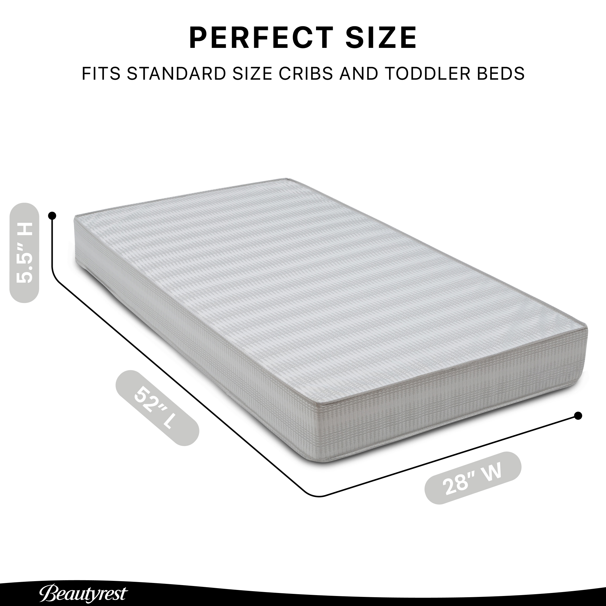 Beautyrest Silver Slumber Nights 2-Stage Crib Mattress photo 8