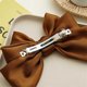 thumbnail image 5 of Elegant Big Bows Heairclips New Arrival Brown Bowknot Hairpins Elastic Ponytail Clip Hairgrip Vintage Barrettes Hair Accessories, 5 of 5