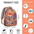 thumbnail image 6 of Ethnic Tribal College Backpack - Boho Chic Daypack with 17" Laptop Pocket | Spacious Bookbag for Students, Dorm & Travel Essentials, 6 of 6