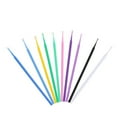 thumbnail image 2 of 100pcs/Bag Disposable Micro Applicator Brush Makeup Brushes SwaLip Brushes Make Up Brush Microbrushes Eyelash Extension Cosmetics Applicators White + S, 2 of 5