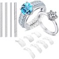 thumbnail image 1 of Ring Sizer Adjuster for Loose Rings Women 2 Styles 14 Sizes Fit Any Rings, Silicone, Diamond, 1 of 7