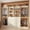 White Oak, variant on Homieasy 92.6" Closet System with 8 Drawers and 4 Hanging Rods, 4-Piece Walk-In Closet Organizer, Large Capacity Closet Storage System with 15 Shelves for Bedroom, Dressing Room, White