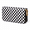 Checkered, variant on A-Leopard Print PU Leather Travel Wallet Large Capacity Ladies Purse