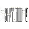 thumbnail image 4 of Metal Bed Frame Queen Size, Home Modern Queen Bed Frame with 12 Inch Platform, No Box Spring Needed, Metal Bedstead Queen, 1100lbs Capacity, Easy to Assemble, 4 of 7