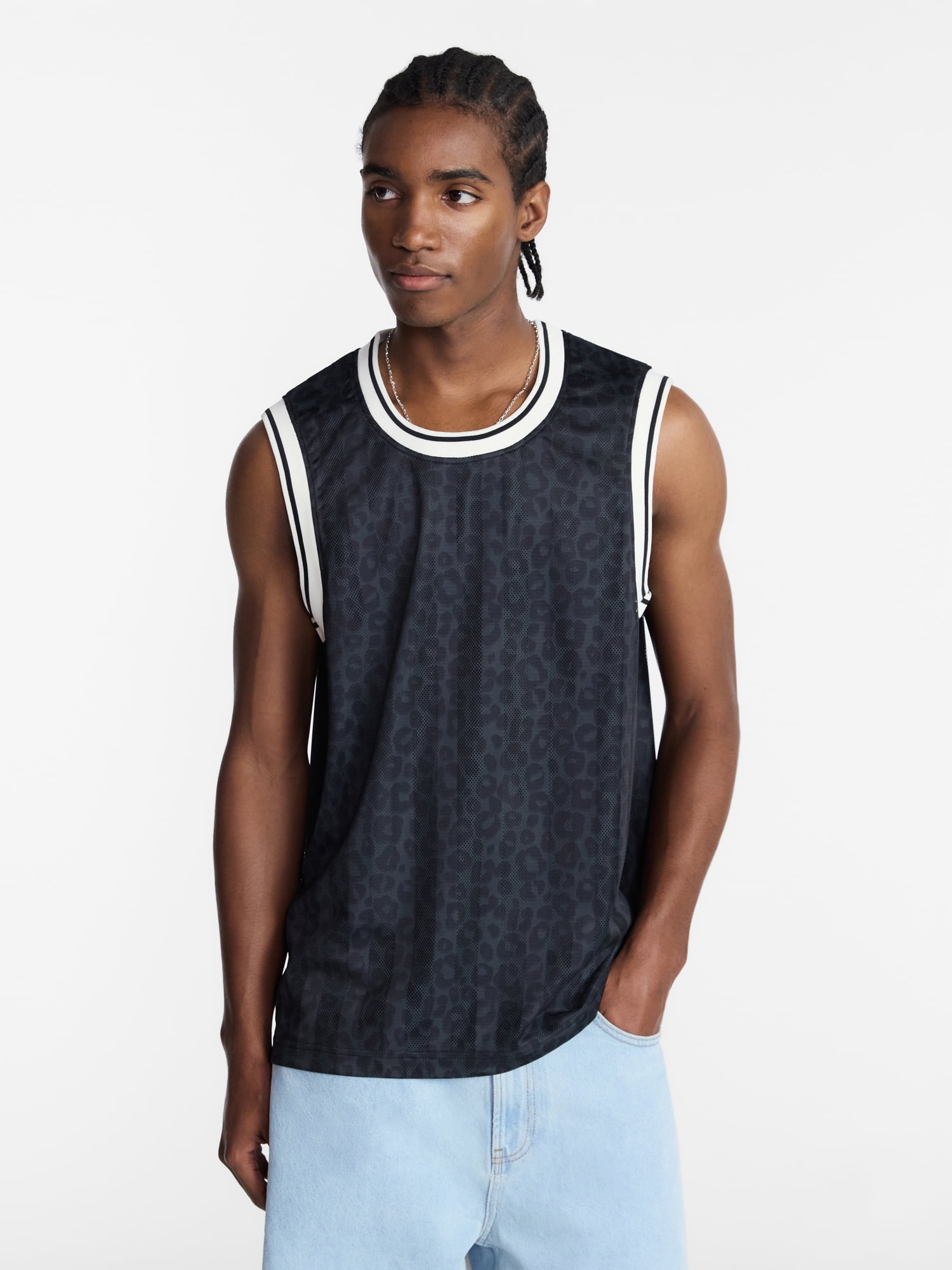 No Boundaries Ribbed Tank Top, Men's XS-5XL - Walmart.com