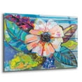 thumbnail image 2 of Epic Art 'Island Flowers' by Jeanette Vertentes, Acrylic Glass Wall Art, 36"x24", 2 of 10