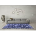 thumbnail image 3 of Ahgly Company Indoor Round Oriental Blue Traditional Area Rugs, 7' Round, 3 of 4