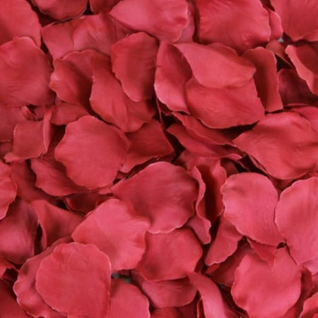 Koyal Wholesale Silk Rose Petals Confetti, Red Bulk 1200-Pack Wedding ...