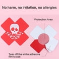 thumbnail image 4 of Halloween Skeleton Nipple Covers for Women, Adhesive Pasties Breast Petals for Parties Raves & Lingerie, 4 of 9