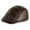 Brown, variant on Genuine Leather Baseball Cap Hat Men's Winter Warm Cow Skin Leather Newsboy Caps Men's Hats ,Soft Feel