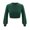 Green, variant on Women Short Tops Tee Round Neck Long Sleeve T-Shirt Solid Color Tops Shirt Pullover Tops