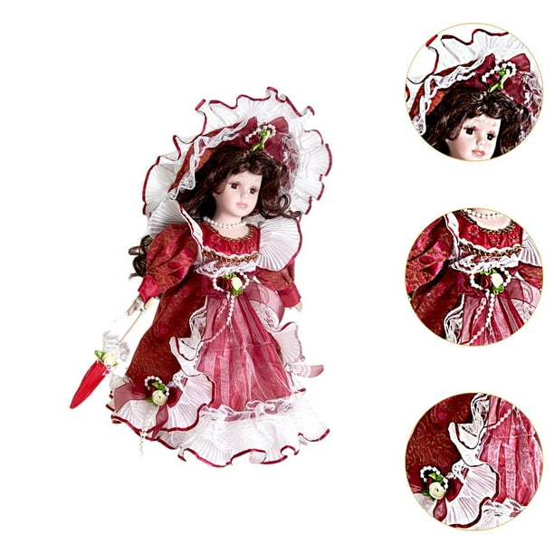 Xuanheng Porcelain Doll Collectible Beautiful Modern 11.81inch for