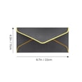 thumbnail image 2 of GOOHOCHY 10pcs Compact Invitation Envelope Black Iridescent Paper Retro European Style for Bridal Shower, 2 of 8