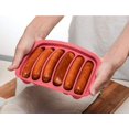thumbnail image 4 of 2 moldes de silicona para salchichas asadas, 6 cavidades, molde de silicona para salchichas y perros calientes, bandeja para hamburguesas casera, caja para salchichas, 4 of 5