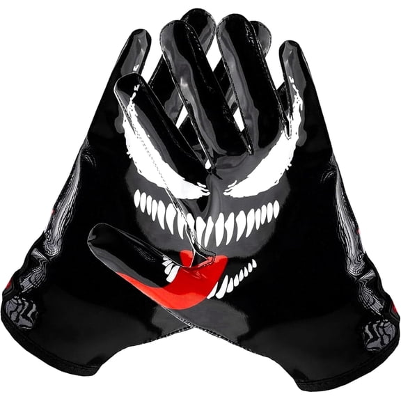 Lupine Rage Villain Football Receiver Gloves Tacky Sticky Grip Youth XS-S