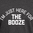 thumbnail image 3 of CafePress - I'm Just Here For The Booze Dark T Shirt - Men's Classic Graphic Cotton T-Shirt, 3 of 4