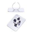 thumbnail image 2 of Filtro de té con 2 tazas y tapa/bandeja de goteo de acero inoxidable 304, apto para tazas de té, 2 of 3