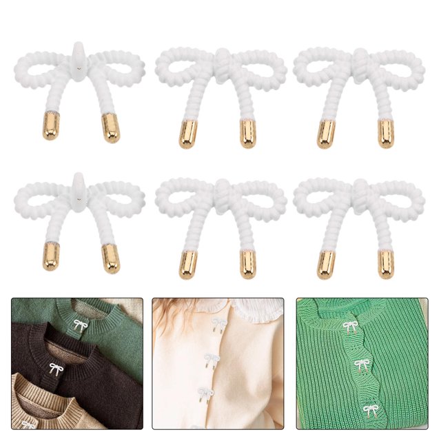 BEADCEST 10Ud Botones Elegantes En Forma De Moño Para Personalizar Suéteres Y Chaquetas