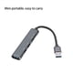 thumbnail image 5 of Seitruly USB Hub USB3.0 Tarjeta de memoria Portátil de viaje Mini estación de acoplamiento Adaptador de 5 Gbsp Laptop Office Splitter Muelle Cables de computadora, 5 of 6