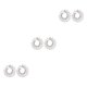 thumbnail image 5 of Minnieouse 1 par de pendientes de cristal para mujer, joyería de moda para boda, accesorios de regalo personalizados para madre e hija, plata Type1 NO1 Minnieouse CBP227472, 5 of 6