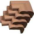 thumbnail image 3 of KidKusion Foam Rubber Jumbo Corner Guards for Sharp Corners, Table, Desk, 4 CT, Brown, Toddler, 3 of 4