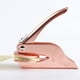 thumbnail image 5 of Sello de pinzas de mano de oro rosa, sello portátil de escritorio, sello de sello en relieve con patrón, 5 of 5
