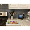 thumbnail image 4 of Orchids in Watercolor Glass Cutting Board Large 12 in x 15 in, 4 of 5