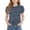 Navy, variant on Babcutegg Independence Day Patriotic Printed Short Sleeve Round Neck Casual T-Shirt For Kids Multicolor Size 12