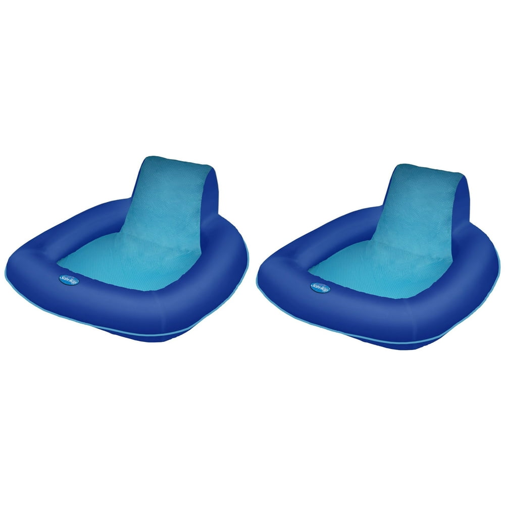 SwimWays Spring Float SunSeat Floating Pool Lounge Chair (2Pack