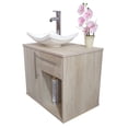 thumbnail image 2 of Combo de Gabinete para Baño con Puerta Y Cajón con Lavabo Y Monomando + Botiquín con Espejo, 2 of 5