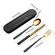 thumbnail image 4 of Naiovety Utensilios de cocina, accesorios de viaje de diseño Simple portátil de acero inoxidable 304 con ajuste a presión de PP para el desayuno, el Mostrada Tipo 6 Naiovety HA012725-06, 4 of 6