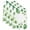 White, variant on Spring Botanical Kitchen Towels Set of 1, Watercolor Ivy Ferns Leaves Ombre Green Absorbent Dish Towels for Kitchen, Microfiber Hand Towel, Quick Drying Tea Towel for Cleaning Decorative Dishcloths