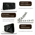 thumbnail image 4 of TSOVTHRID Black Marble Texture Clutch Purses for Women Formal Evening Bag Party Handbags with Chain Crossbody Bag for Wedding Cocktail Prom Elegance Charm, 4 of 7