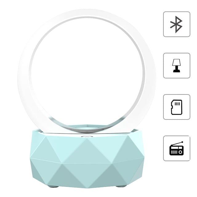 Altavoces Bluetooth inalámbricos portátiles Luces LED Altavoz Bluetooth 5.0 con modos de luces LED para teléfonos inteligentes, computadoras y otros dispositivos Bluetooth Adepaton 2034611-3