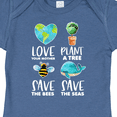 thumbnail image 4 of Inktastic Earth Day Plant a Tree Save the Bees Save the Seas Love Your Mother Earth Boys or Girls Baby Bodysuit, 4 of 5