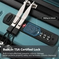 thumbnail image 4 of 2 Pcs Luggage Sets, Carry-on Luggage 20 Inch Front Open Luggage with Front Pocket, USB Port and TSA Lock for Travel & Business, 4 of 8