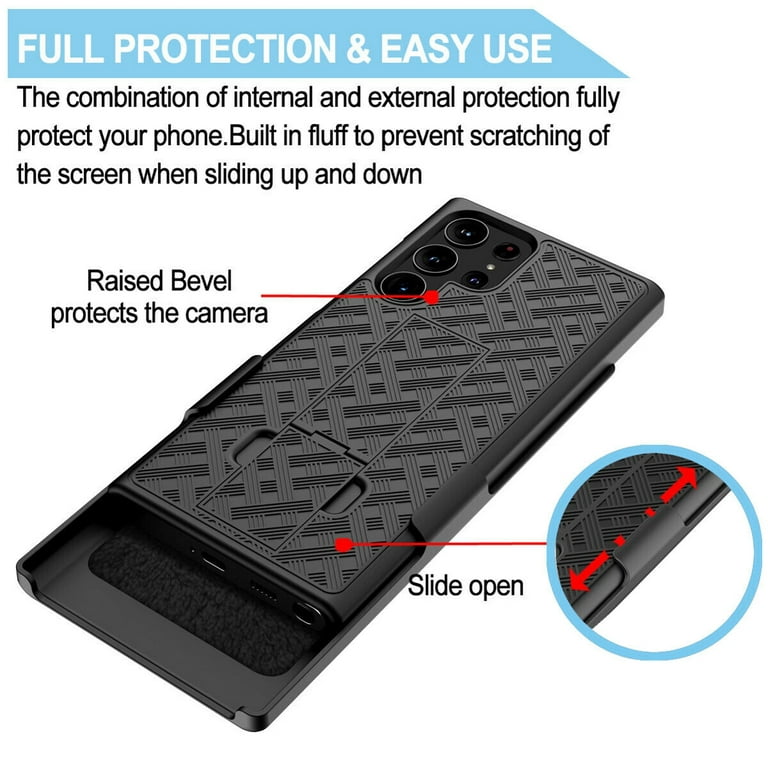 Matte Screen Protector & Hybrid Case Cover & 10ft Long USB-C Cable for  Samsung Galaxy S22 Ultra (6.8) - Combo TPU Film Anti-Glare  Anti-Fingerprint 