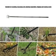 thumbnail image 3 of Garden Hand Rake, Weeding Rake Stainless Steel Practical Adjustable Length High Strength Easy Using Reusable  For Loosening Soil, 3 of 7