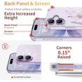 thumbnail image 4 of for iPhone 17 Case,[3 in 1] with Screen Protector & Camera Lens Protector, Flower Pattern Design,Clear Soft Shockproof Slim Floral Phone Cover for Women Girls 2025 6.3" (Foxtail Grass), 4 of 13