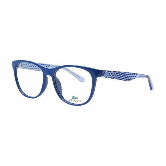 Lentes de plástico redondos Lacoste L2773-424 azules para mujer