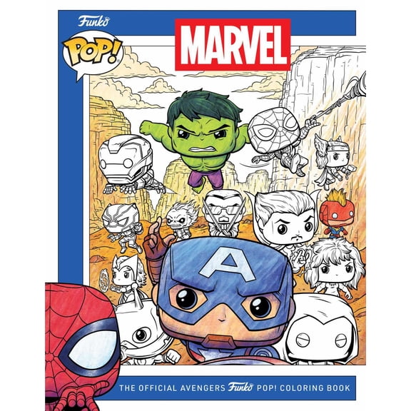 Marvel: the Official Avengers Funko POP! Coloring Book (Paperback)
