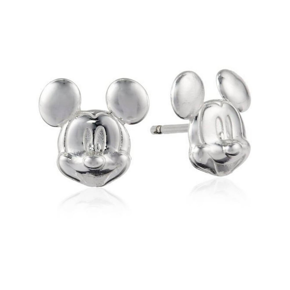 Disney Mickey Mouse Sterling Silver Stud Earrings