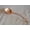rice spoon, variant on Wollet Handmade Pure Copper Soup Spoon 28.5*6.5cm, Thick Copper Hot Pot Colander,Solid Copper Rice Spoon 28*7cm, Long Handle Copper Spatula