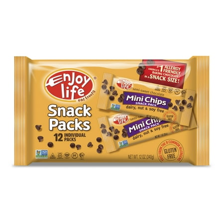 chips snack semi chocolate enjoy sweet mini oz ct pack