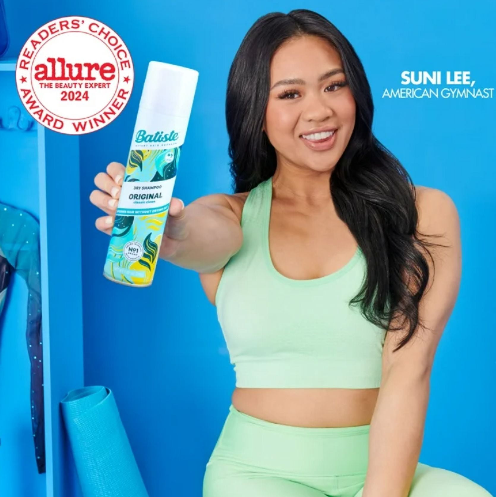 Batiste Original Fragrance Dry Shampoo & Sweat Activated Dry Shampoo Set, 3.81 oz each