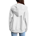 thumbnail image 5 of LIIPEE Womens Zip Up Hoodie Long Sleeve Solid Color Hooded Sweatshirt With Pockets Ladies Comfortable Breathable Everyday Sweatshirts,S, 5 of 7