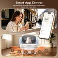 thumbnail image 5 of PalNests Self Cleaning Litter Box, Smart Automatic Cat Litter Box with WiFi App Control, 2.2-17.6 lbs, Blue, 5 of 9