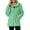 Light Green, variant on Fleece Jacket Women Winter Warm Full Zip Up Fuzzy Sherpa Coats with Coat Sky Blue M