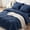 Dark blue, variant on BDEUS King Comforter Set 5 Pieces,Comforter Set,Bed in a Bag, Bedding Set with Comforter,Fitted Sheet,Flat Sheet,Pillowcase, All Season